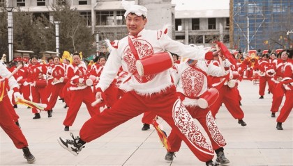 固原原州区社火闹新春