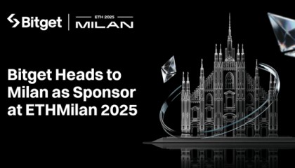 Bitget作为官方赞助商出席米兰ETHMilan 2025