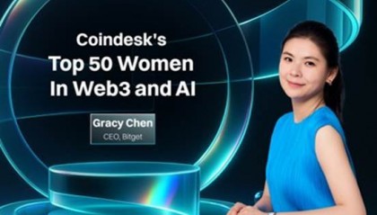 Bitget 首席执行官 Gracy Chen 入选双榜榜单