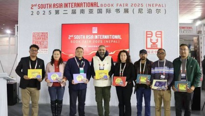 湖南少年儿童出版社亮相南亚书展 |《中国非遗》尼泊尔文版研讨会成功举办