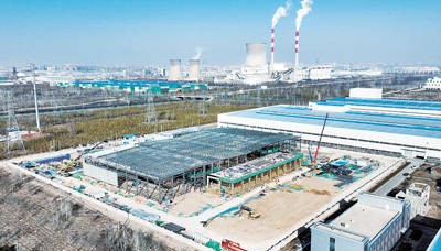 宁夏银川：共享储能电站项目建设加速（图片新闻）