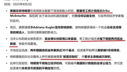 8月非农数据（NFP）已出，今年还会降息几次？BTC突破18万美金还有戏吗？